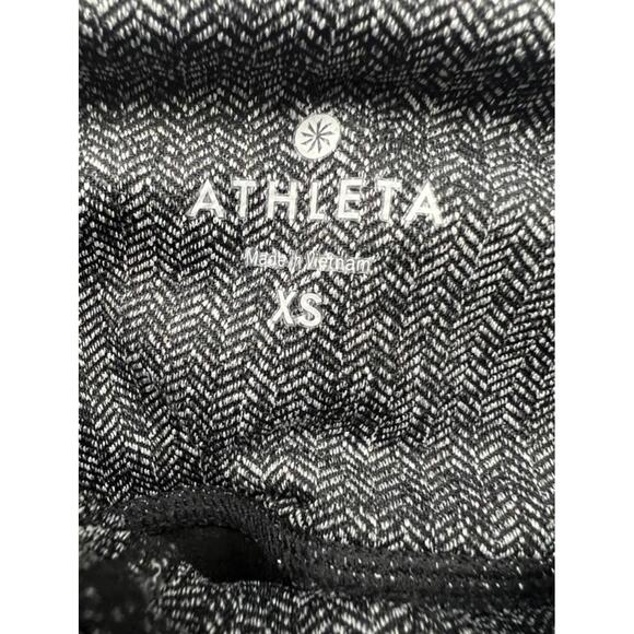 Athleta Herringbone Luxe Moto Drifter Leggings Womens XS Baddie Grunge - Picture 11 of 12